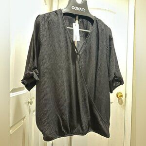 BloomChic Black Women's Top XL us 14-16